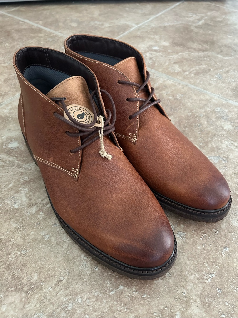 Johnston & Murphy Brown Leather Chukka Boots